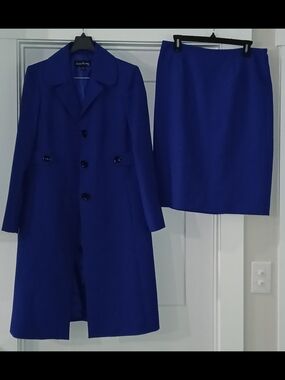 Evan Picone Bright Blue Suit Jacket